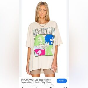 Daydreamer Led Zeppelin Tee with Colorful Accents